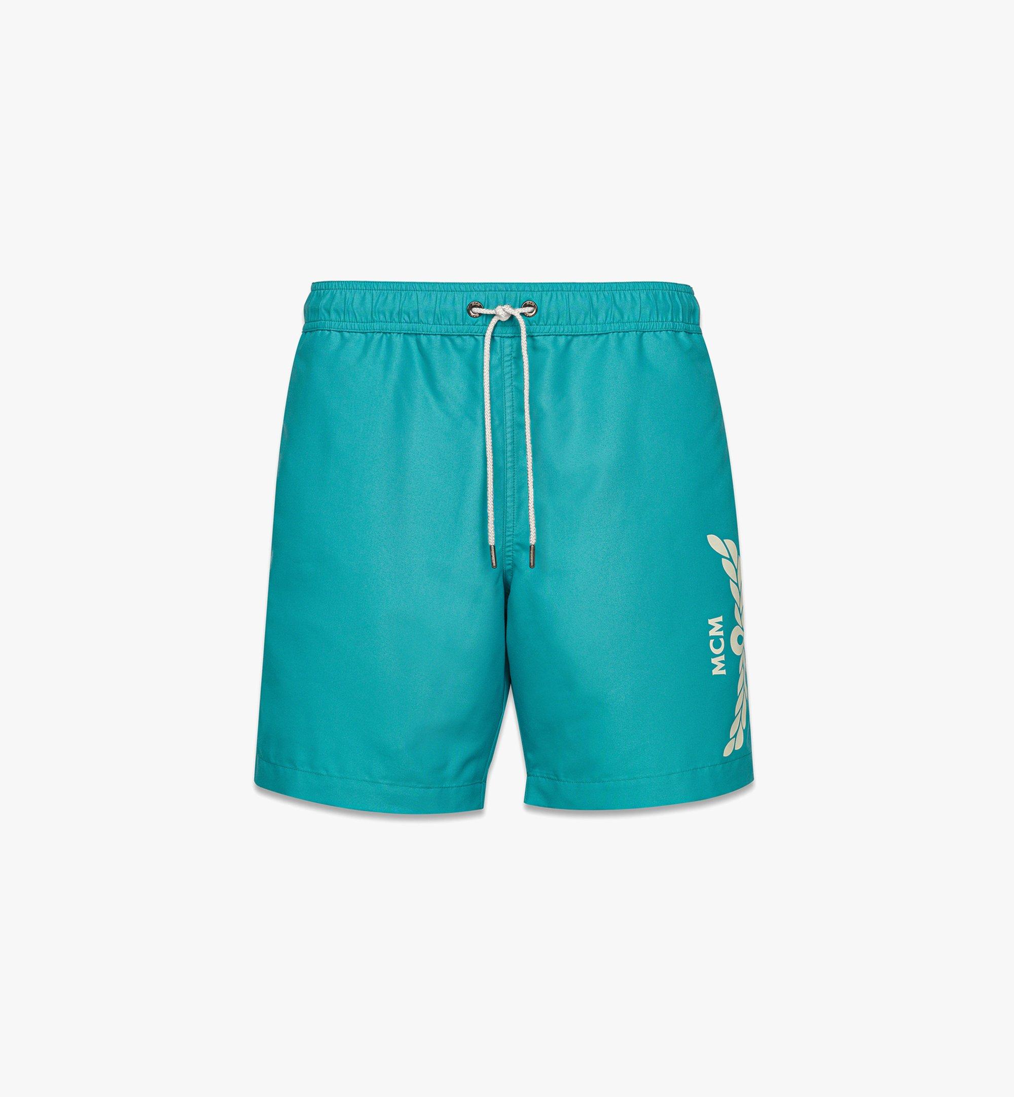 Logo Print Swim Trunks 1